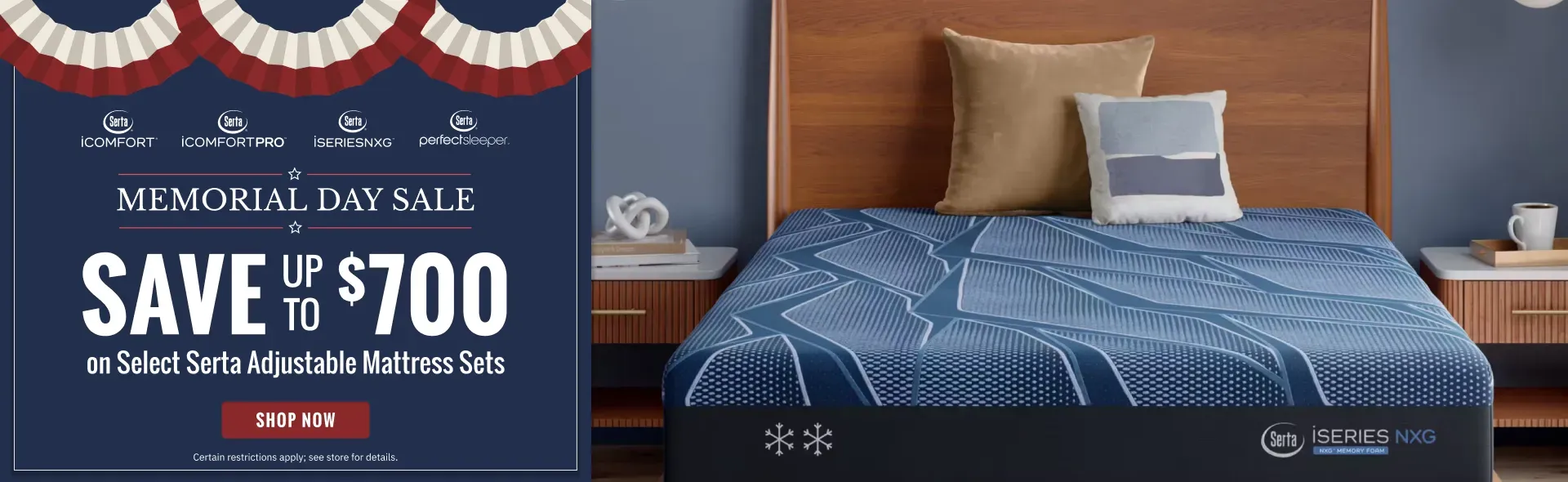 Memorial Day Sale Serta 